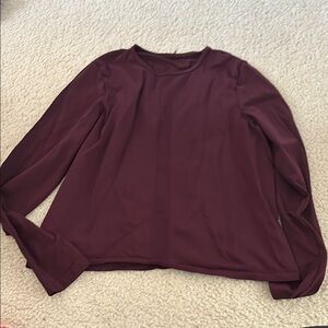 Women's vuori apres ski seamless top - Burgundy